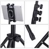 1Pc Floor Tablet Tripod Stand 4.7-12.9" Universale Tripod Stand Black IPhone Tablet Mount Stand Free Standing 360° Rotation