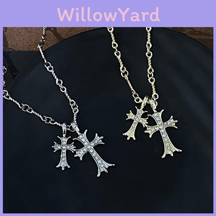 Contemporary Cross Pendant Necklace For Women Featuring Glamorous Alloy Material Ideal For Trendy Fashionistas