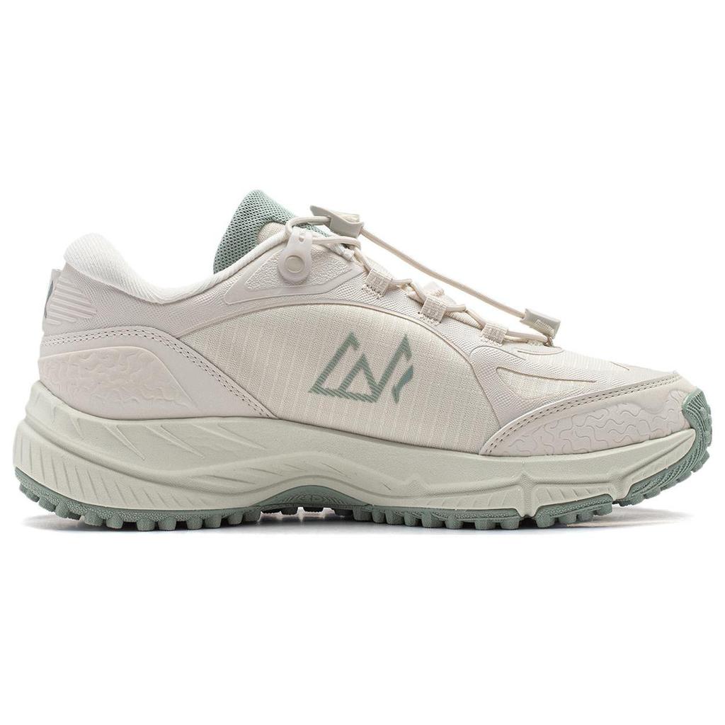 Li Ning Dämpfung Low-Top Laufschuhe Damen Perlmuttweiß ARNT010-2