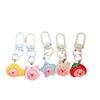 Cute Loopy Key Chain Cartoon Starfish Fish Pendant Strawberry Rabbit Key Ring Backpack Charms Car Decoration Bag Accessories
