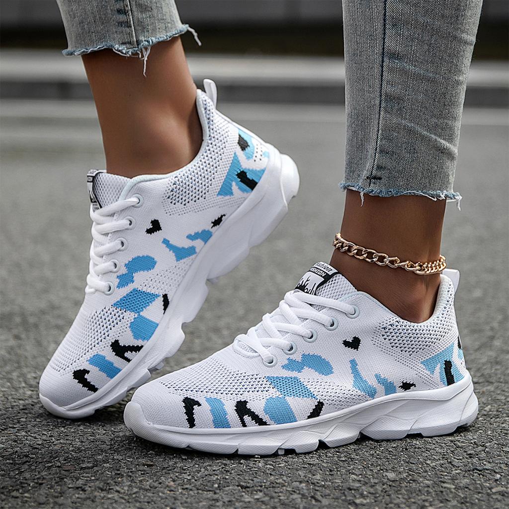 Unisex Casual Mesh Knit Lightweight Breathable Walking Shoes for Men and Women