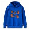 Kids Boys Girls Pullover Hoodie, Cute Cartoon Capybara Pattern Casual Warm Hooded Sweatshirt for Children Daily Wear School Holiday Outfit