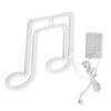 LED Neon Light Music Note Neon Night Light Concert Wall Lamp Party Wall Hanging Neon LampPink Light