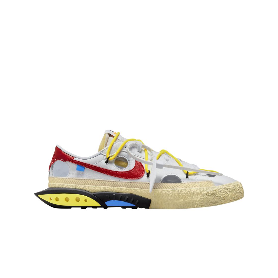 

Мужские кроссовки Nike x Off White Blazer Low 77 White and University Red DH7863-100