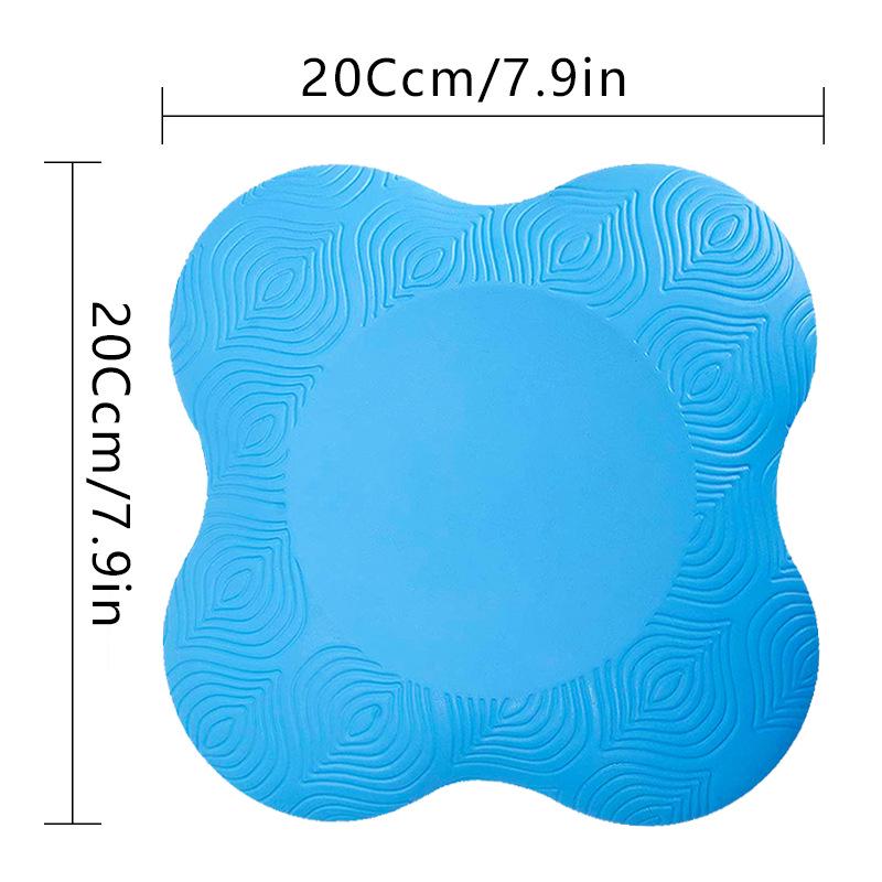 Anti-Slip PU Yoga Kneeling Pad with Thickened Knee and Elbow Protection, Soft Slow Rebound for Planks and Sports