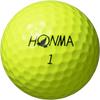 Honma Golf BT2403 Yellow TOUR WORLD 2024 2 dozen with original cleaning sheet set TW-S (24 balls)