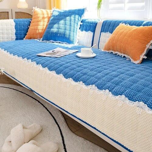 New Corduroy Sofa Mat Hot Selling All-season Universal Seat Cushion with Anti Slip Properties Full Coverage Sofa Cover