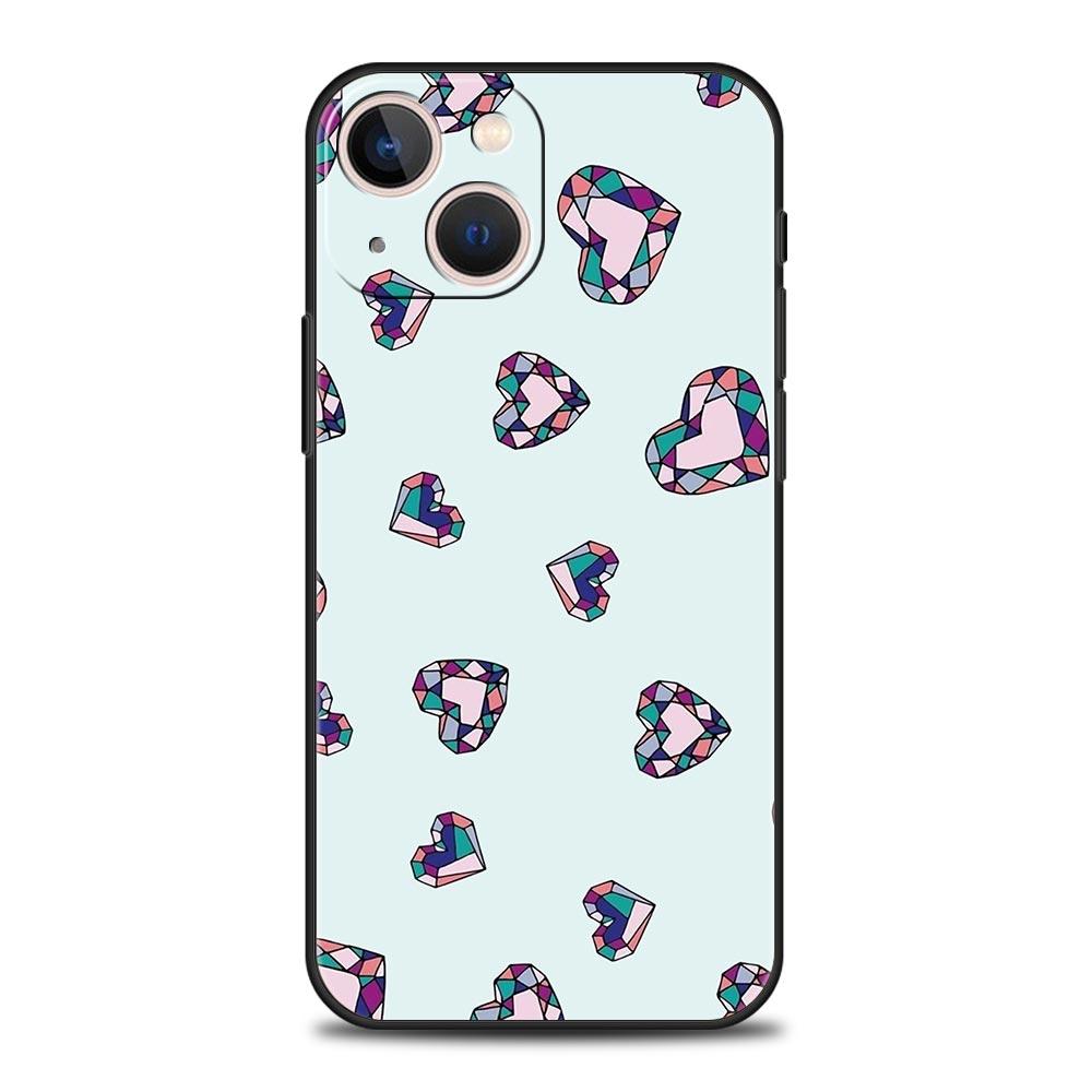 Süße Katze Hund Pfote Liebe Luxus Handyhülle für iPhone 13 15 14 12 Mini 11 Pro MAX XR X SE XS 7 8 Plus Silikon Schutzhülle