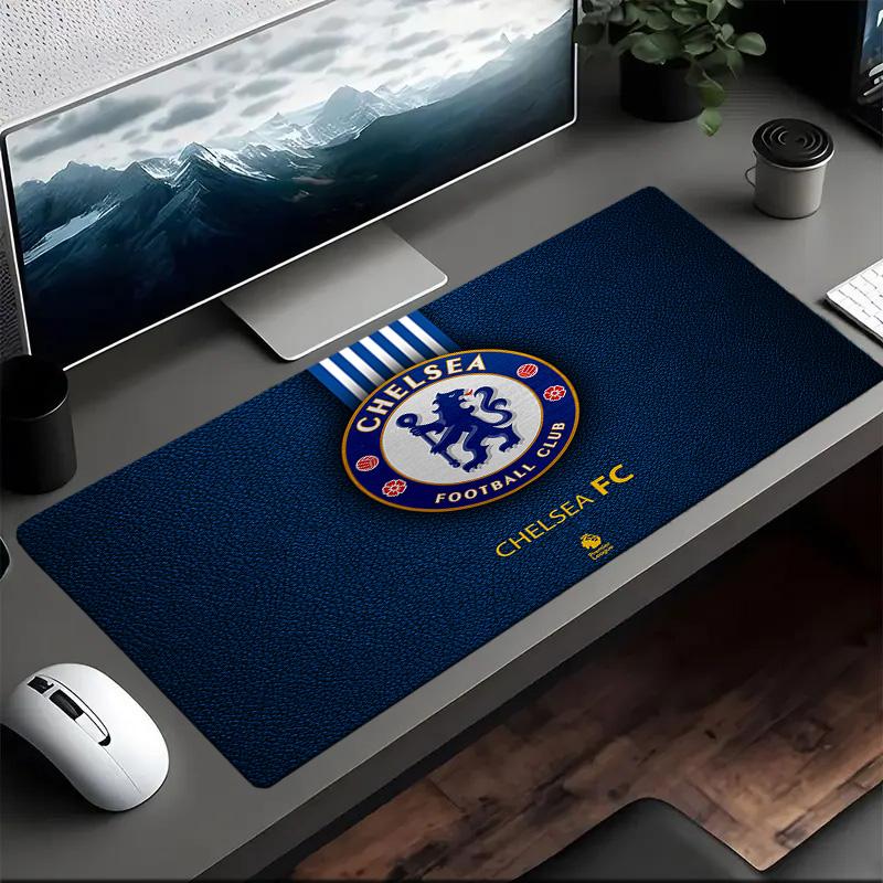 Tappetino per mouse Chelsea Campioni di fila, Base in gomma, Tappetino per mouse per giocatori e uso in ufficio, Scrivania da gioco, Tappetino facile da pulire Regali di Natale per fan