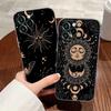 Sun Moon Tarot Card Astrology Magic Case For Apple iPhone 17 16 15 14 13 12 11 Pro Max 16 Plus 16E 17Air 17Pro Phone Cover Funda
