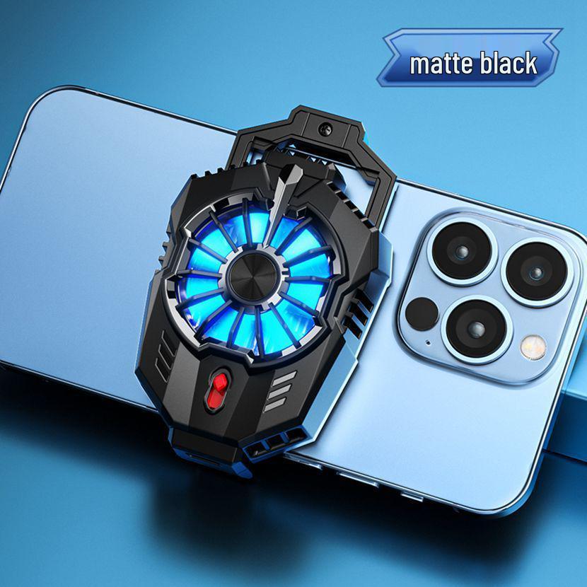 Desktop Semiconductor Dual-Core Mobile Phone Cooler Stand with Large Area Cooling and Fan