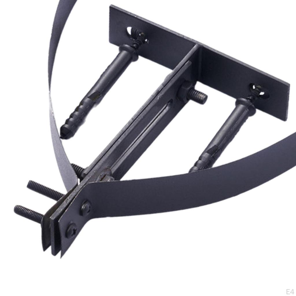 Kaminrohrhalterung mit Längenverstellung und Befestigung