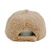 Cross-border Trendy 100% Polyester 6-Panel Baseball Cap Women's Adults Velvet Warm Duck Tongue Hat Autumn Winter Solid Color