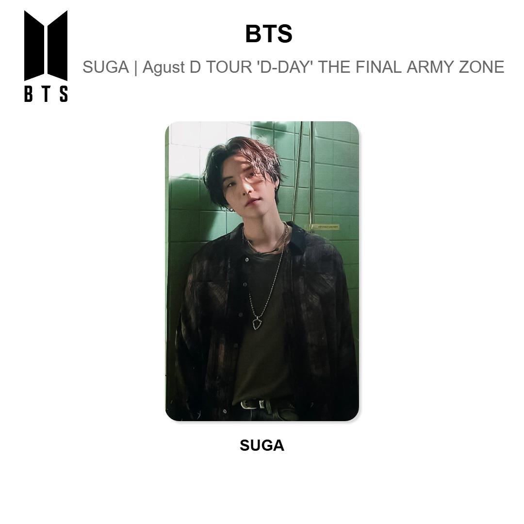 BTS SUGA SUGA | Agust D TOUR D-DAY THE FINAL ARMY ZONE Официальная фотокарточка SUGA