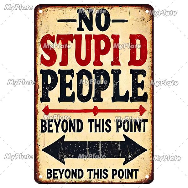 [MyPlate] Zombie Zone Tin Sign 8x12Inch Metal Sign Retro Plaque Home Decor Metal Vintage Man Cave Bar Pub Club Wall Decoration