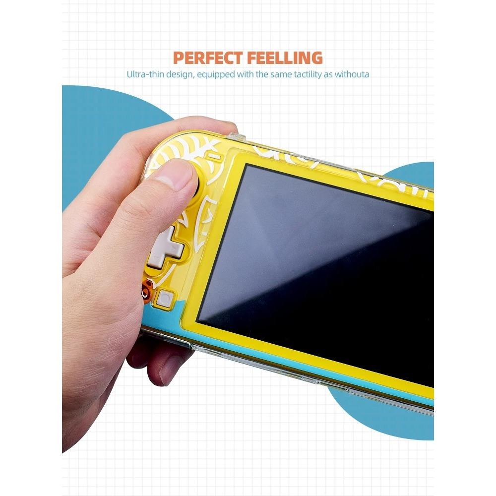 Compatibil cu Husă Protectoare Data Frog pentru Nintendo Switch, Husă Joypad cu Piele Animal pentru Switch Light, Husă pentru Hard Disk