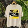 Comfort Colors Nirvana Vintage Shirt, Grunge Rock Band Tee, 90s Alternative Music Graphic T Shirt, Retro Concert Fan Gift