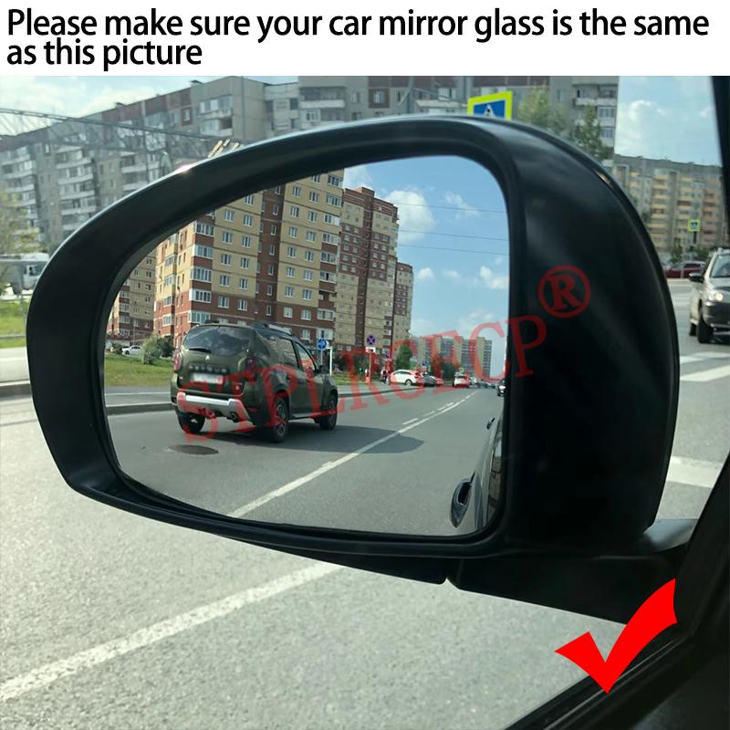 For Toyota IQ J10 08-15 Prius 09-11 Car Left Right Rearview Side Wing Heated Clear Durable Mirror Glass Replacement