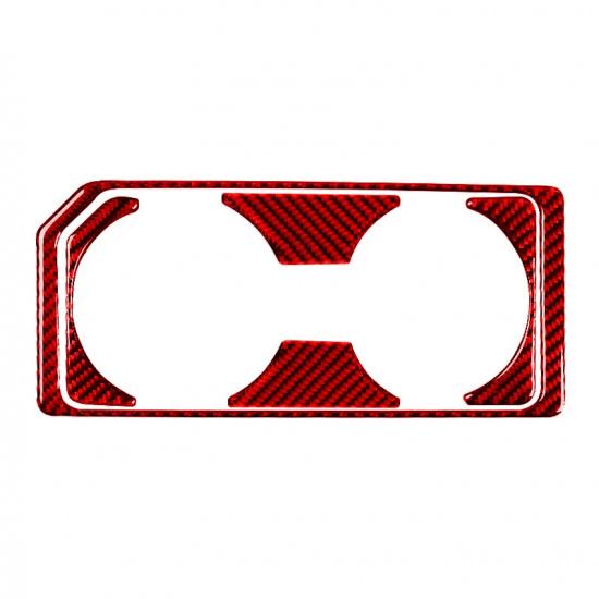 Kolfiberbil fram mitten vattenmugghållare panel panel ram SUV inredning klistermärke för Ford F150 F-150 SVT Raptor