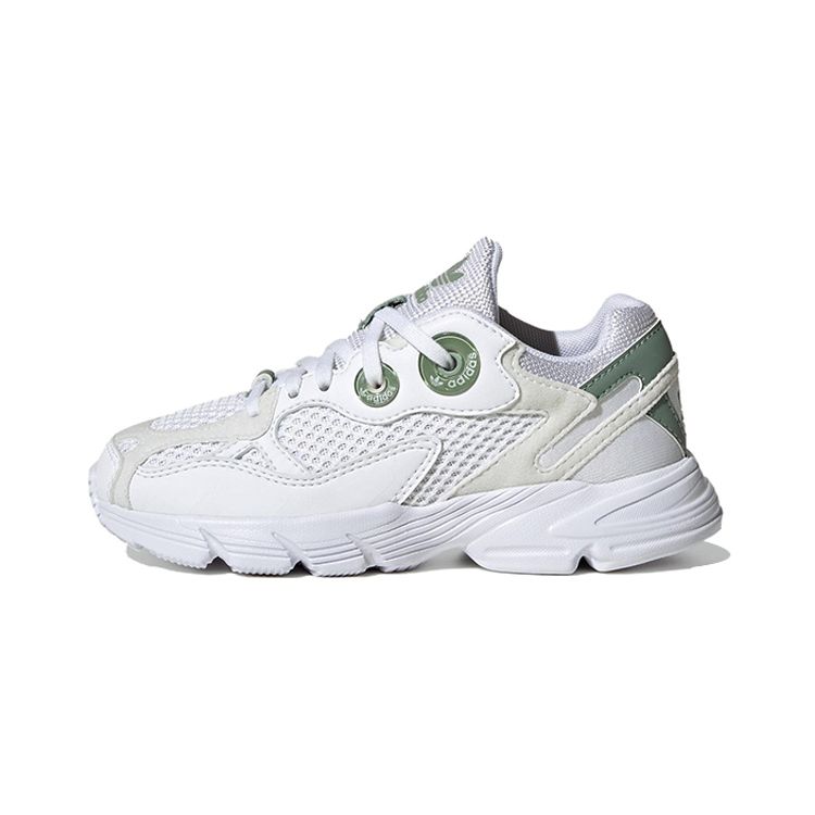 

Adidas Оригинальные Astir Амортизирующие Нескользящие Износостойкие Дышащие Спортивные Повседневные Кроссовки Детские Кроссовки Бело-зеленые HQ1550 31