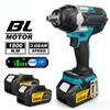1/2 Inch Screwdriver Power Tools Brushless Electric Impact Wrench Rechargeable Cordless Wrench