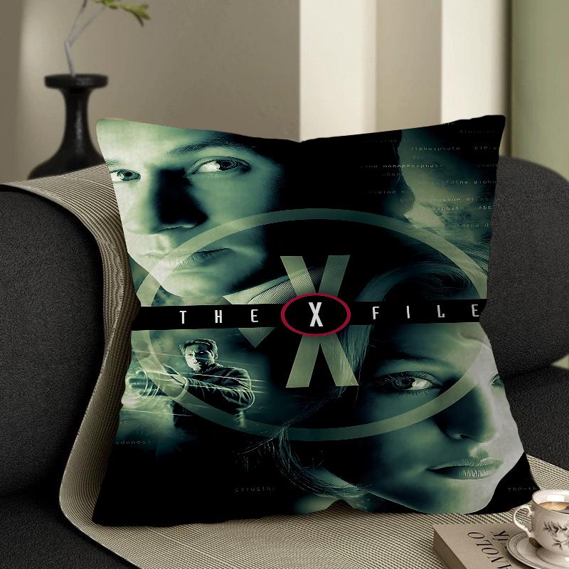 Horror Movie X-Files Pillow Anime Pillow Sofa Bed Head Pillow Cover Cushion Cover 45x45 Cm Fashion