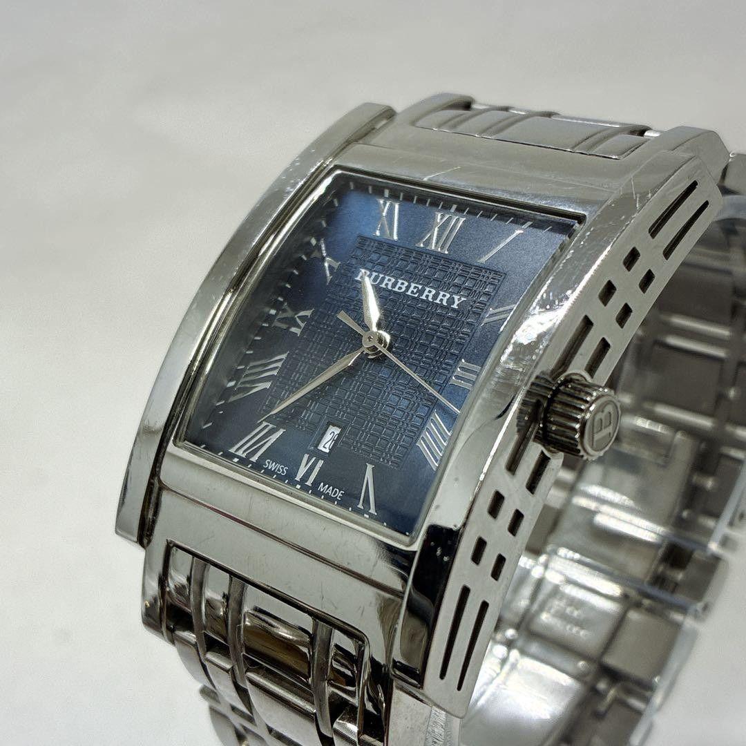 Used Good Condition Working Item BURBERRY Watch Heritage Quartz Battery Replaced