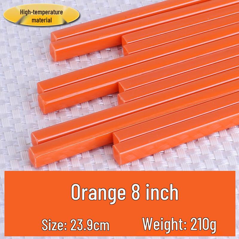 MOLUONA Colored Melamine Household Chopsticks