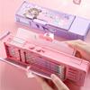 Multi Functional Pencil Case Password Stationery Box Smart Female Password Lock High Tech Pencil Case Mechanism Bilayer Students