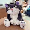 Japanese Funny Lucifer Cat Doll Plush Toy Doll Lucifer Bad Cat Pillow Carol Cat Plush Toy Birthday Gift Girl