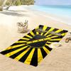 Name Custom NAC Breda Print Beach Towel, Large Soft Quick Dry Towel for Beach Camping Swimming