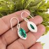 Chrome Diopside Gemstone 925 Solid Silver Jewelry Handmade Green Earrings 1.4" EE-169-11