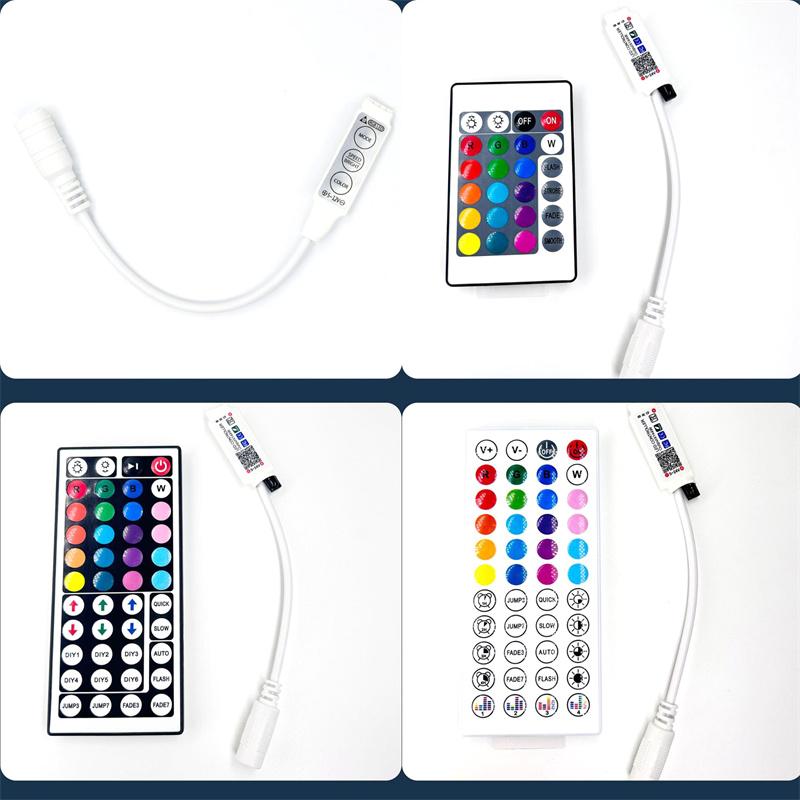 Led Light With Controller Infrared 24-Key Remote Control Rgb Light With Dimmer Led Light Control Dimmer