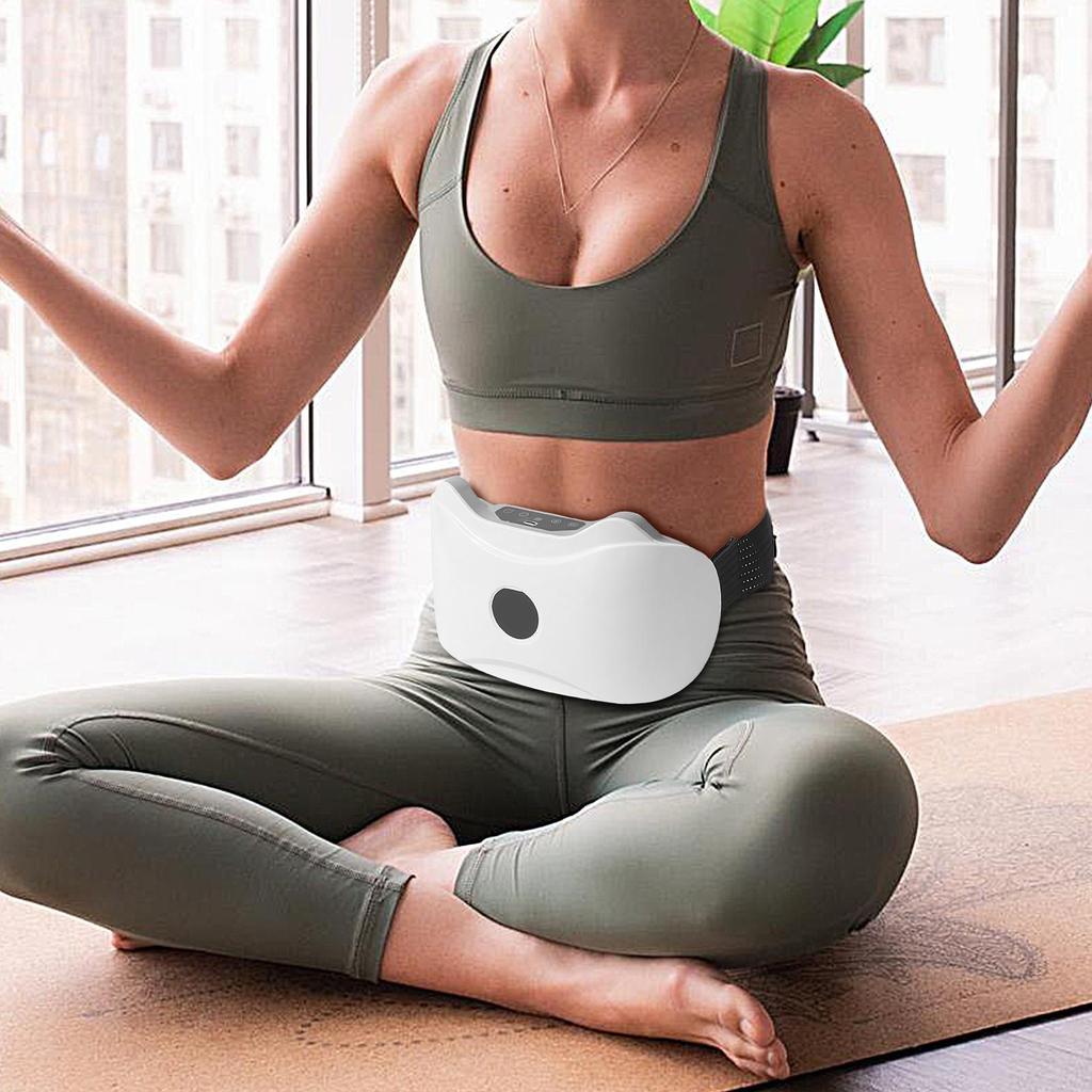 Belly Fat Machine Cellulite Massage Machine Waist Trainer Vibration Belt Fat Burner Wireless 3 Modes for Home Gym Recovery