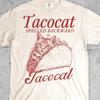 Koszulkę Tacocat Śmieszny Kot Taco Koszulka, Retro Koszulka Graficzna Miłośnika Kotów, Uroczy Kot Meme Góra, Vintage Estetyczna Koszulka Kot Comfort Colors Prezent dla Miłośnika Kotów