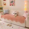 Dopamine Color Sofa Cushion New Summer Chenille Cover Towel One-Piece Non-Slip Four-Season Seat Cushion