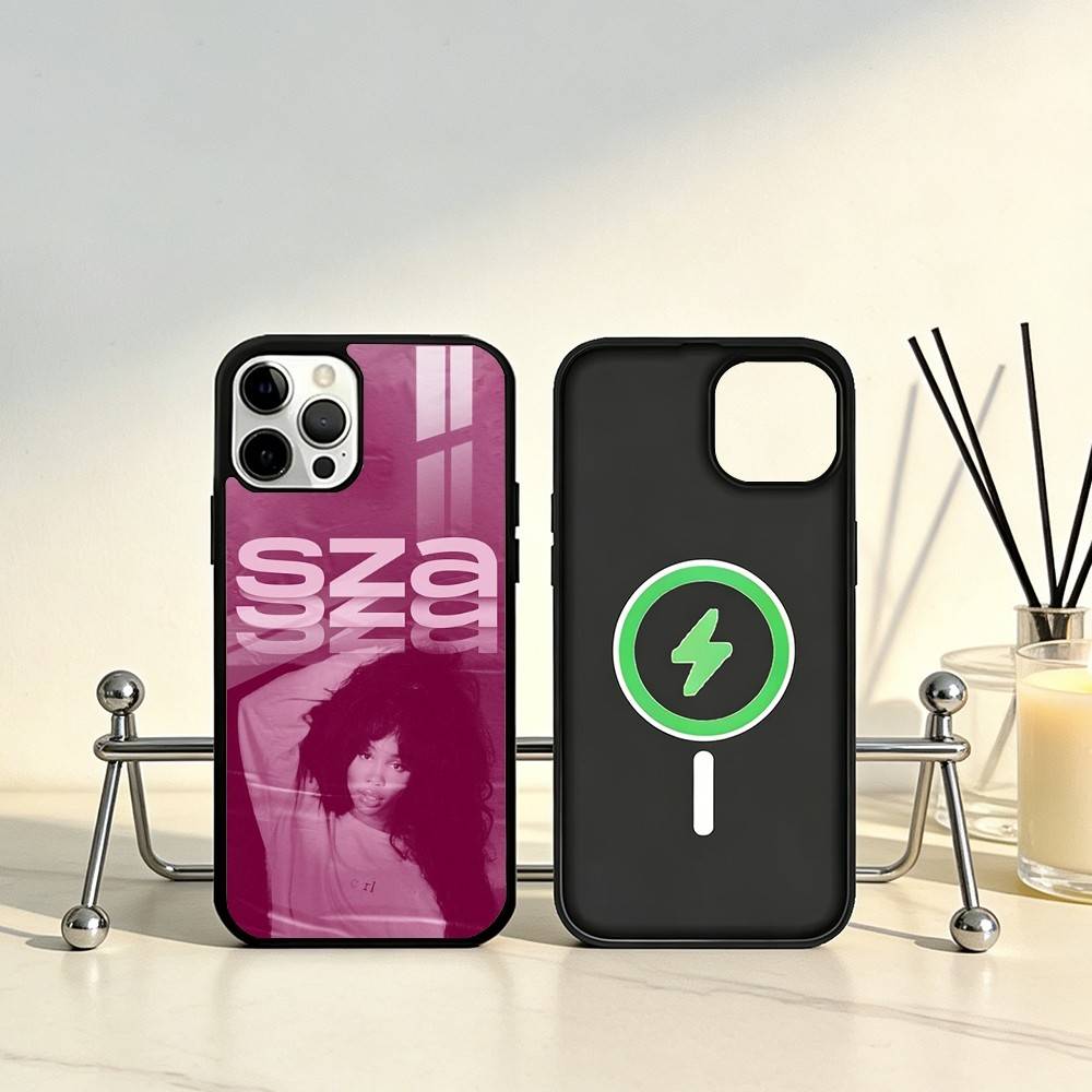 

SZA Ins-Style Singer Phone Case For iPhone17,16,15,14,13,12,11 Plus,Pro Max Magnetic For Magsafe Wireless Charging iPhone13PRO