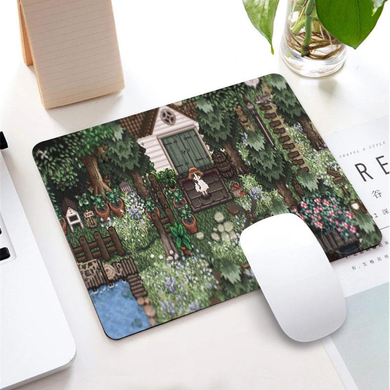 Stardew Valley Mauspads Kleine Mauspads Gamer PC Mauspads Sakura Computertischmatte Maus Teppich Gaming für Maus Tastatur Pads