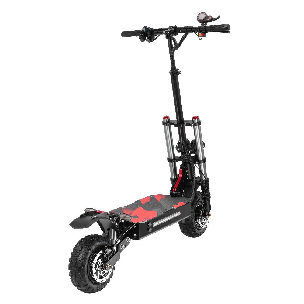 Electric Scooter Boyueda S3 with Seat 60V38Ah Battery Long Range E-Scooter, 6000W Dual-Drive Off-Road E-Scooter, Dual Suspension Foldable E-Scooter