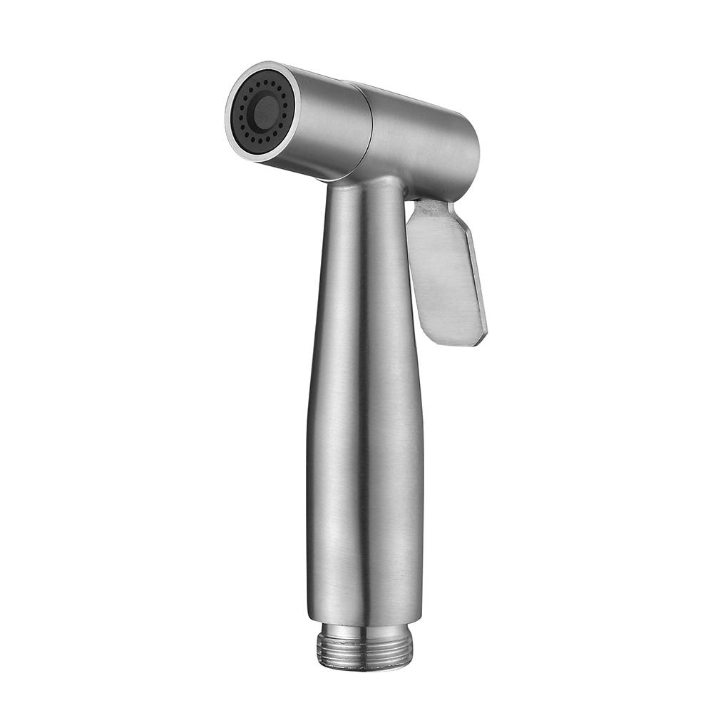 Moderner 304 Edelstahl Duscharmatur Bidet Handbrause ABS Toiletten Shattaf Set für Hotels Einfach zu bedienen