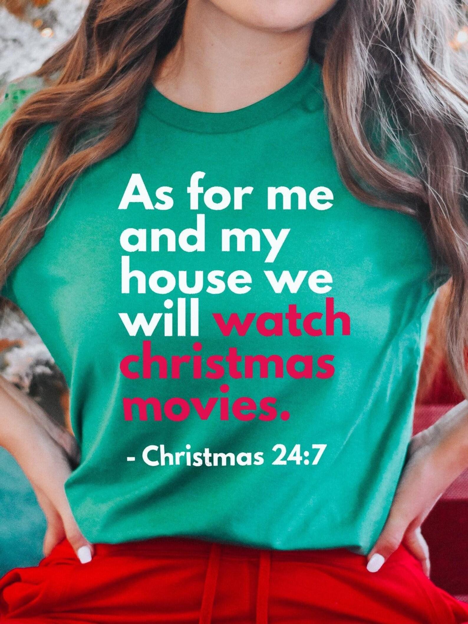 As For Me and My House (Christmas Edition)| Seasonal T-Shirt | Ruby s Rubbish® 4XL