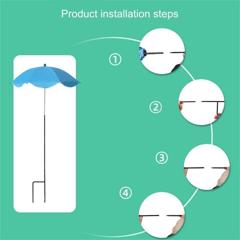 Plant Umbrellas For Outdoor Ground Umbrella Sunblocks Canopies Cloth Yard Decorations Sun Protective Cover for Potted Plant