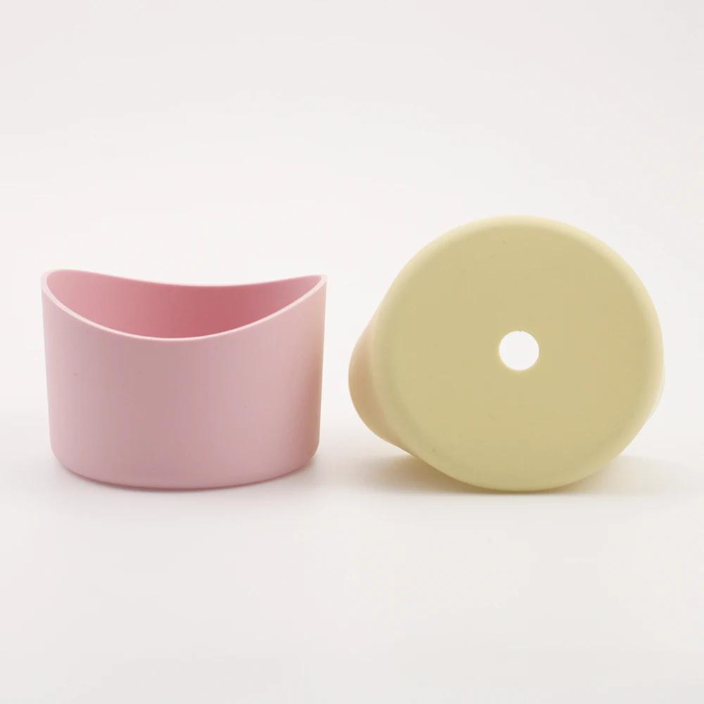 7cm Dia Anti Scalding Colorful Non-slip Silicone Bottom Boot Water Bottles Beverage Cup Sleeve Ml water bottle Tumbler oz Baymax