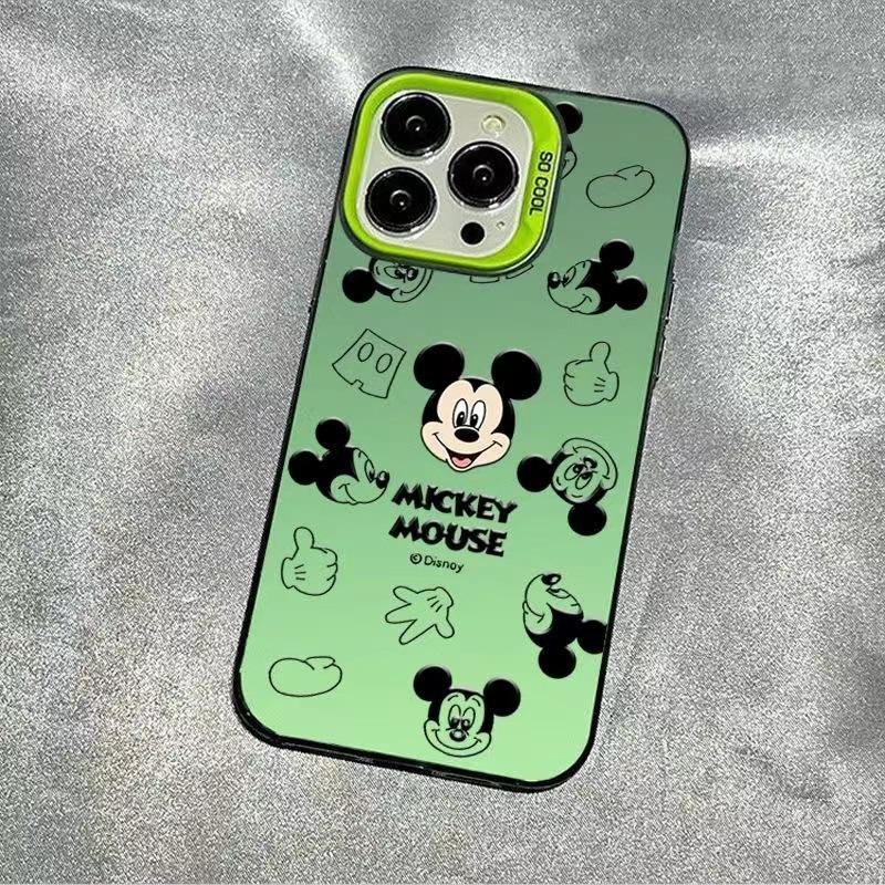 Cartoon Mickey Mouse Rock-paper-scissors Phone Case for iPhone 16 Plus and iPhone 18 Pro Max, Drop-proof, Cute, and Hard.
