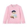 Kids Girl's Sweet Ruffle Knitted Pullover Sweater