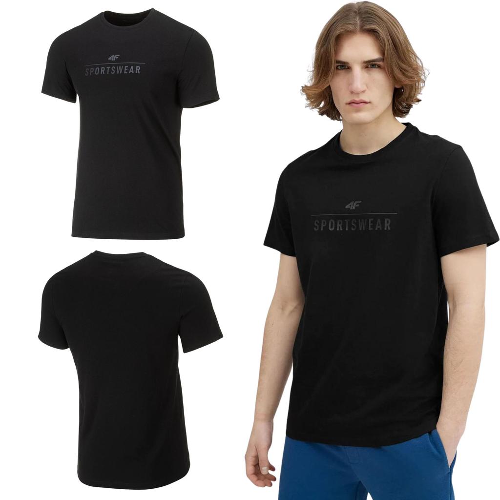 T-Shirt 4F 4FSS23TTSHM539 Deep Black M539 M