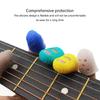 50Pcs Guitar Fingertip Protector NonSlip Breathable Fingertip Protection Covers Caps Silicone Guitar Finger Guards