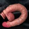 16.93 İnç Uzunluğunda Gerçekçi Silikon Dildo, Dokulu Tutuşlu Yumuşak Gerçekçi Yetişkin Seks Oyuncağı, Kadınlar ve Çiftler İçin Eller Serbest Zevk Uyarıcısı