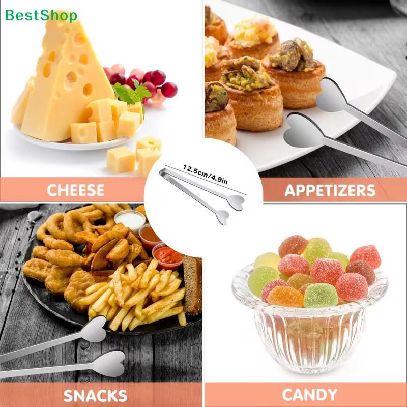 Multi-Functional Mini Tongs – Stainless Steel Kitchen Tool for Sugar, Ice & Tea Bags