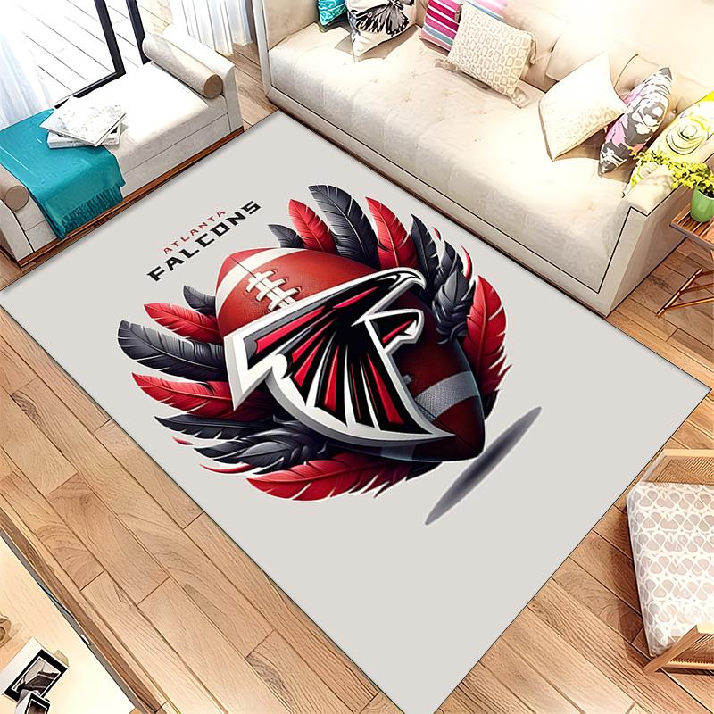 Atlanta Falcons (14) Rug Suitable For Living Rooms Bedrooms Computer Rooms Dining Areas And Placement Under Tables And Chairs Also An Ideal Choice For